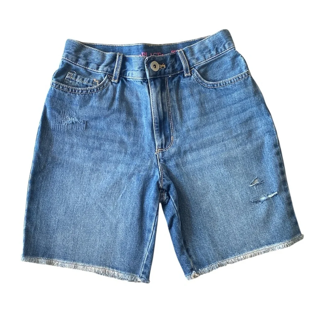 NWT The Children’s Place Girls Jean‎ Shorts 10 M69